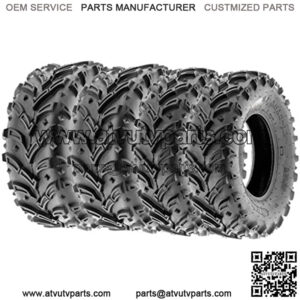 25x8-12 25x10-12 ATV UTV Tires 6 PR Tubeless A024-1 [Bundle]