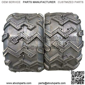 set of 2 22x11-10 ATV UTV All-Terrain Tires 22x11x10 Tubeless 22/11-10 Sports Tires LRB