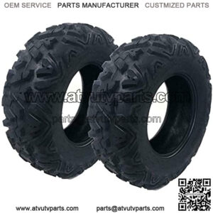 Set of 2 ATV UTV 26x9-12 Tires Mud Tire 26-9-12 Tires All-Terrain 6 Ply Tubeless