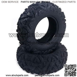 Set of 2 ATV UTV Tires 26x9-12 26 x 9 x 12 ATV UTV Tire All-Terrain 6 Ply Tubeless