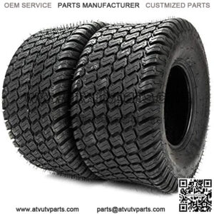 Two New 18x9.50-8 Lawn Mower Golf Cart Turf Tires 4PR PSI 14 Tubeless