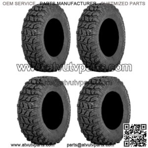 Full set of Sedona Coyote 27x9-12 and 27x11-12 ATV Tires (4)