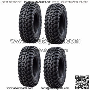4-Tusk Terrabite Radial 8 Ply UTV Tire Set (4 Tires) 2- 27x9-12 and 2- 27x11-12