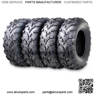 Set 4 of 24x8-12 24x10-11 ATV Tires for 04-17 Honda Fourtrax Rancher TRX400 420