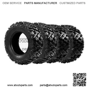 4pcs ATV/UTV Tires 25x8-12 25x10-12 All Terrain AT 6 Ply Rated 25x8x12 25x10-12 (Fits: Yamaha Rhino 660)