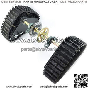 DENESTUS Special 600mm Go Kart Buggy Quad Rear Wheel ATV Snow Sand Snowmobile Rear Axle Track Assemly pro Kits
