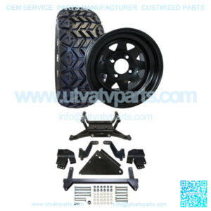 Yamaha DRIVE Golf Cart All Terrain Tire/Wheel & 6" Lift Kit Bundle