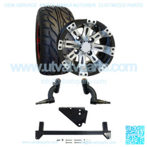 Yamaha DRIVE/DRIVE2 Electric Golf Cart Street Tire/Wheel & 3" Lift Kit Bundle