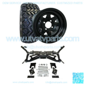 Club Car DS Golf Cart All Terrain Tire/Wheel & 6" HD Lift Kit Bundle (03-09, 09+ w/ Modification)