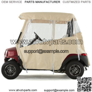 3-SIDED VINYL ENCLOSURE FOR CLUB CAR ONWARD (CHOOSE COLOR)