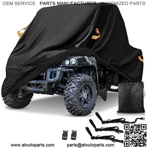 UTV Cover, Waterproof Heavy Denier Oxford Cloth Material for Polaris RZR Yamaha Rhino Can-Am Defender Honda Pioneer Kawasaki Mule Teryx 2-3 Passenger