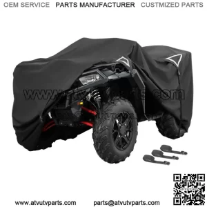 KEMIMOTO Trailerable ATV Storage Cover 420D For Honda FourTrax Foreman 2014-2022