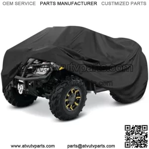 ATV Cover,ATV Covers Waterproof Outdoor Heavy Duty,Car Accessories All Weather Protection Wind and UV Protection Outdoor 4 Wheel Cover,Fits Most ATVs,Scooters,Motorcycles,Guads Up to 86'' Long