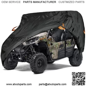 4x4 Utility Vehicle Cover Double Row Seats Storage Fits Kawasaki Teryx4 750 800 (For: Kawasaki Teryx4 800)