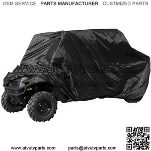 Universal Deluxe Waterproof UTV Cover Black Fits Up To 140" L (For: More than one vehicle)