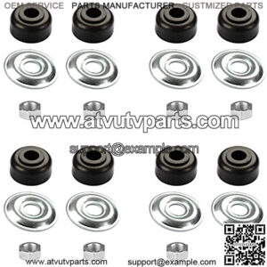 Golf Cart Shock Bushing Kit Fits Club Car 1982&Up DS and Precedent and 1989&Up TXT Marathon Golf Cart, 4 Shock Bushing Kit for Front and Rear Shocks, Set of 4, Replaces OEM# 1011415