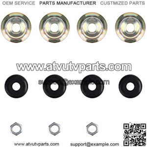 Golf Cart Shock Absorber Bushing Kit 2 PCS for Club Car G&E DS Precedent 1982-Up TXT 1989-Up 1011415