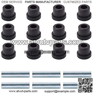 Spring Bushing Kit for Club Car DS Golf Cart G&E 1981-up and TXT 1994-up,Front & Rear/Shackle,1012303 1015583