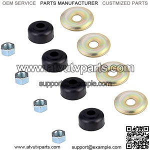 Golf Cart Shock Absorber Cushion Bushing Kit for TXT Marathon 1989-up, Club Car DS and Precedent 1982-Up, OEM# 1011415 10194G1 10435G1