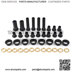ATV Rear Suspension Bushings Kit & 12 Pcs Copper Spacer Compatible with Polaris Sportsman 500 1996-2000 2002, Sportsman 500 RSE 1999-2000
