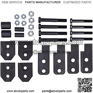 Fydun Suspension system 2in Full Lift Kit Front Rear Lifting Carbon Steel Spacers Fit for Yamaha Rhino 450/660/700 ATV