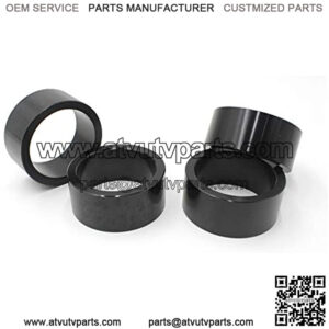 2.5" Front Rear Suspension Leveling Lift Spacer kit Extension Spacers for CAN AM Outlander 400 500 650 800 ATV(Black)