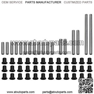 SuperATV Heavy Duty UHMW A-Arm/Control Arm Bushing Kit for SuperATV Arms for Polaris Ranger XP 570 PRO-FIT Cab/Crew (2015-2016) - Front and Rear - Stronger Than Stock With Lower Wear