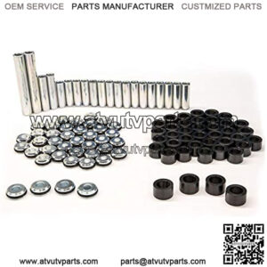 SuperATV Heavy Duty UHMW A-Arm/Control Arm Bushing Kit for SuperATV Arms for 2018-2020 Polaris Ranger XP 1000 - Front and Rear - Stronger Than Stock