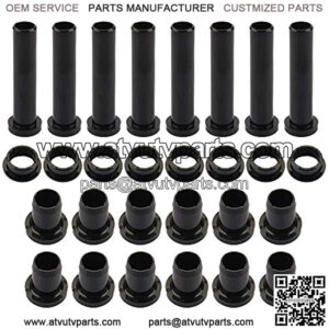 28Pcs Front & Rear Lower Control A-Arm Bushing Kit Compatible With Polaris Sportsman 400 500 335 400L 800 450 570 1996-2018 Replaces# 5436973 5439270