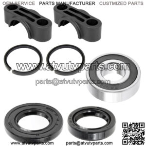 Steering Stem Bushing Bearing Seal Kit for Yamaha Raptor 660R YFM660R 2001-2005