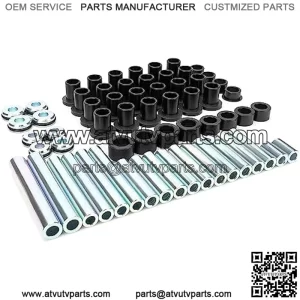 Heavy Duty A-Arm UHMW Control Arms Bushing Kit Replacement for 2016 Polaris RZR 900/900 XC/ 900 S/ 4 900/1000 S, Replace  AAB-P-RZR900-K3-002 CT-06