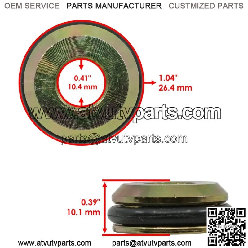 Rear Left or Right Carrier Bushing Pivot Shaft Cap for Polaris Ranger XP 1000 20 (For: Polaris) - Image 2