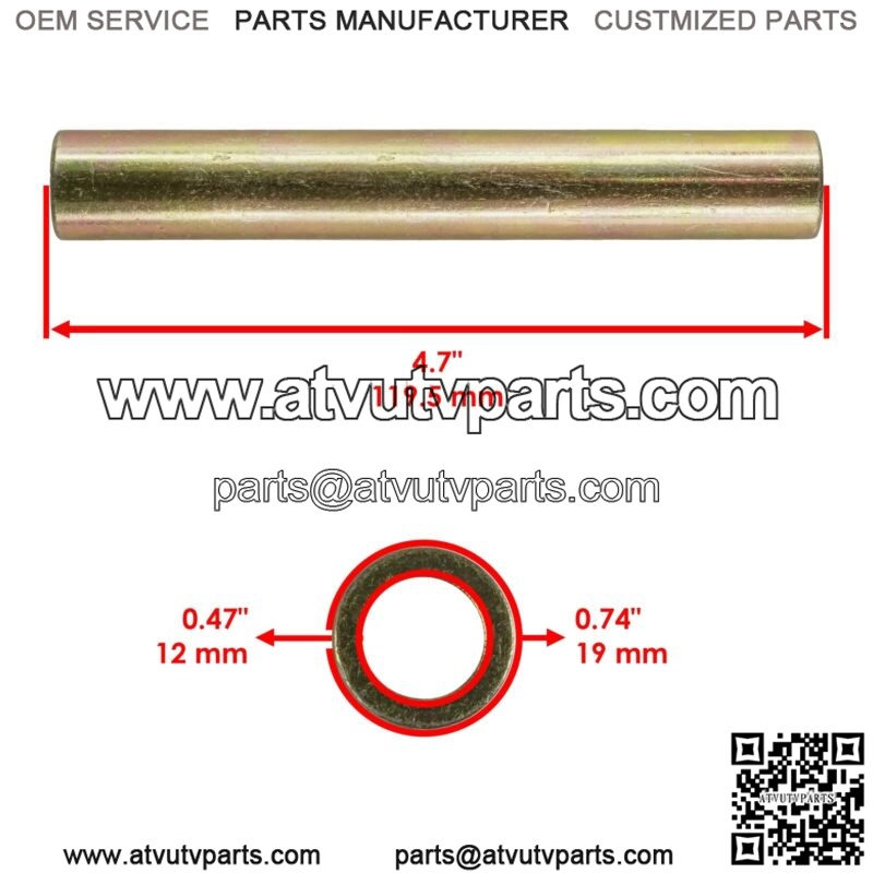 Rear Left or Right Carrier Bushing Pivot Shaft Cap for Polaris Ranger XP 1000 20 (For: Polaris) - Image 3