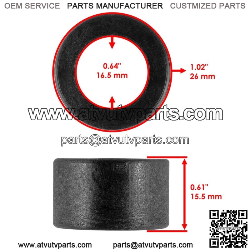 Rear Left or Right Carrier Bushing Pivot Shaft Cap for Polaris Ranger XP 1000 20 (For: Polaris) - Image 4