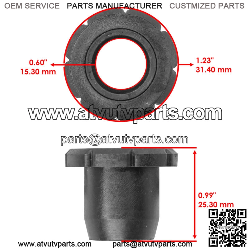 Rear A-Arm Bushing Kit For Polaris Ranger Crew XP 1000 2017-2018 Upper Outer (For: Polaris) - Image 3