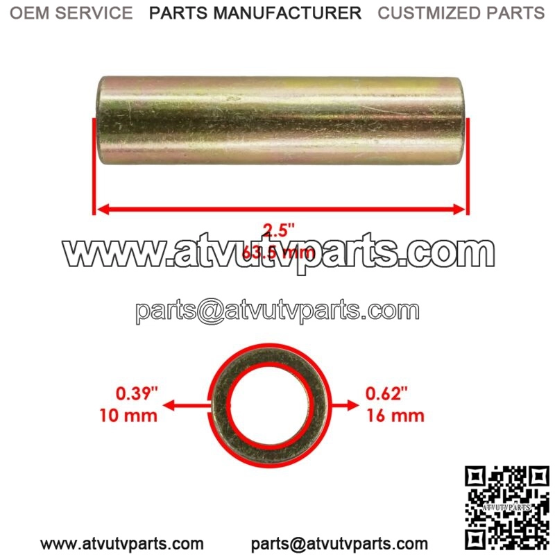 Rear Lower Pivot Bushing Control Arm Kit for Polaris Scrambler XP 1000 2014-2020 (For: Polaris) - Image 2