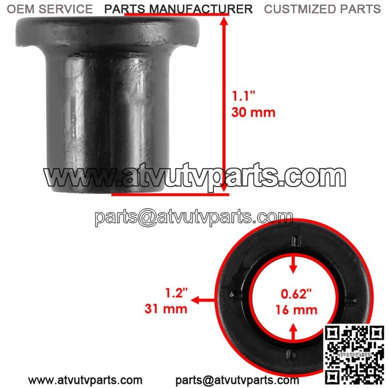 Rear Lower Control Arm Bushing Kit for Polaris Scrambler XP 1000 2014-2022 (For: Polaris) - Image 4