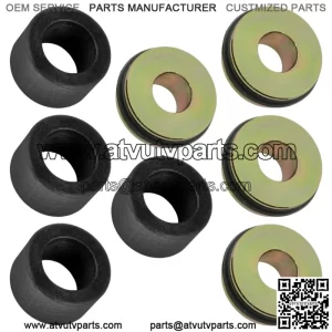 4x Front A-Arm Bushing and Sealed Pivot Cap for Polaris RZR XP / XP 4 1000 17-21