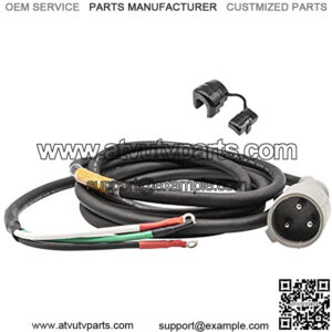 48V Charger Plug DC Cord Plug, Fits 1995+ Club Car DS Precedent Golf Carts 101828901,130in