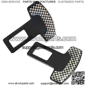 Seat Belt Clip - 2 Pack Car Seat Belt Clip Alarm Stopper Silencer Auto Metal Seat Belt Buckle Insert Plug Universal for All Vehicles Cars