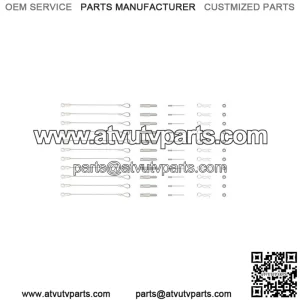 KEMIMOTO For Can Am Maverick X3 Clutch Cover Pin Kit Easy Belt Quick Release