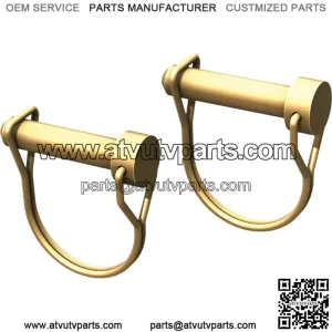 Open Trail ATV Push Tube Pin Kit Pair Plow Accessory | 105188 (For: Kawasaki Teryx4 800)