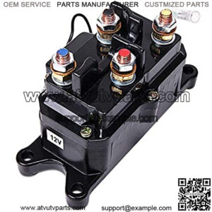 12V 250A Winch Solenoid Relay, Winch Contactor Thumb for 2000lbs-5000lbs ATV UTV 4X4 Truck Boat