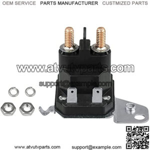 Solenoid Compatible with XT1 Lawn Mower - Starter Solenoid 12V Fit forTroy Bilt XT1 XT2 ZT1 RZT Tractor and Zero Turn Ride Mower, Replace 725-06153A 725-06153