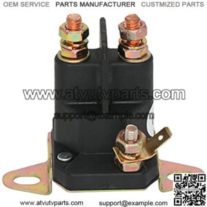 435-097 Lawn Mower Starter Solenoid Rep for 7701100MA 1002004MA 24285 424285 and 111674 6120-430-0500 53490009