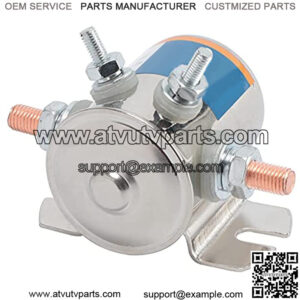 Max 300A Continuous Duty Solenoid Relay - JOYHO Nickel-Plating 12V DC Starter Solenoid for Golf Carts,Winch, Marine In Rush