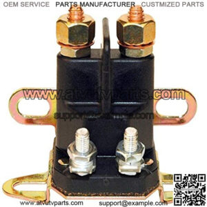 334019 Universal 4 Pole Solenoid Replaces, 5410K Craftsman, Poulan, 109946 MTD, Cub Cadet, Troy Bilt 725-04437 & Many Others, Black