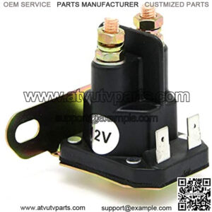 Starter Relay Solenoid Fit for John Deere,Cub Cadet, Lawn Tractor, Marine Outboards, Inboard Power Tilt, Johnson, Trim Motor Replaces # 435-151 AM138068 725-04439 862-1211-211-16