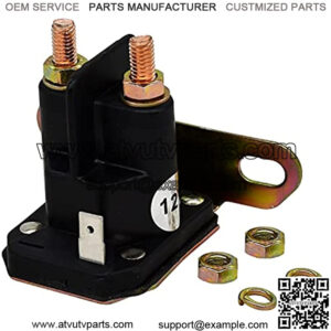 539101714 3 Terminal Solenoid Relay Switch 12V 93265WR 932651WR 812-1211-211 9326519 AM103290 Compatible withCompatible with Ward Compatible with Yardman Compatible with Trombetta