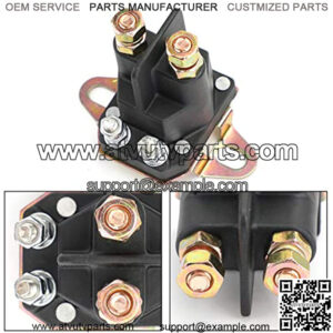 Motorcycle Starter Relay Solenoid, OEM Starter Relay fits for Lawn Mowers MIU12537 S240 X300 X304 X310 X320 X324 X360 MIU12537